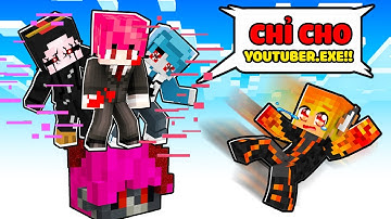 Sinh Tồn Trên 1 Block YOUTUBER.EXE KINH DỊ Trong Minecraft
