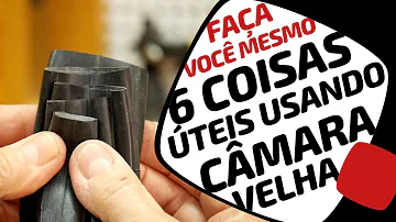O que fazer com câmara de ar de bicicleta?