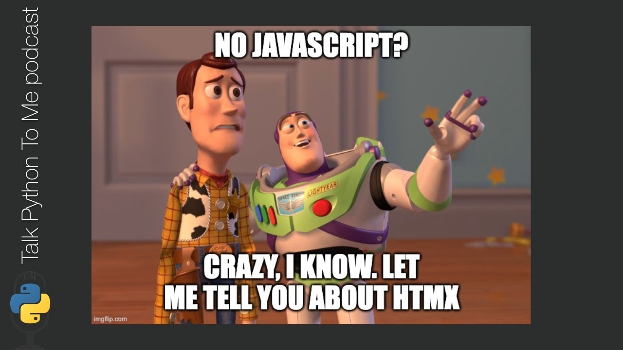 From React to a Django+HTMX based stack - Talk Python to Me Ep.484 ...