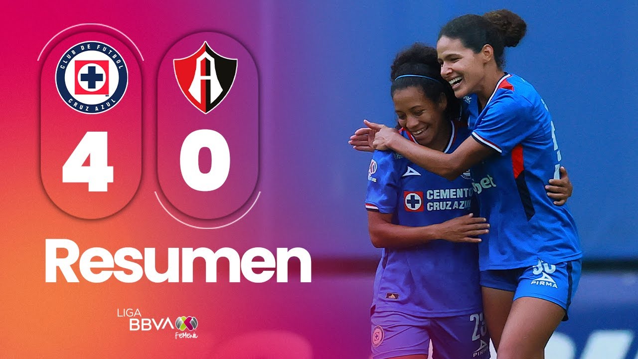 CRUZ AZUL 4-0 ATLAS J2 | Celestes contundentes | Apertura 2025