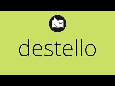 Video: ¿Qué significa destello?