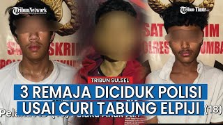 Bulukumba Police Mobile Brigade Arrests Three Teenagers Specializing in Kiosk Break-Ins