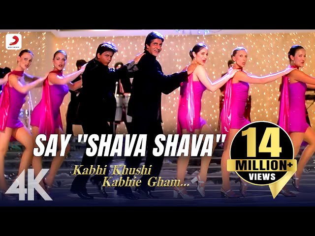 Say Shava Shava | Full Video | K3G|Amitabh Bachchan | Shah Rukh |Rani | Kajol | @alkayagnik3875|4k class=
