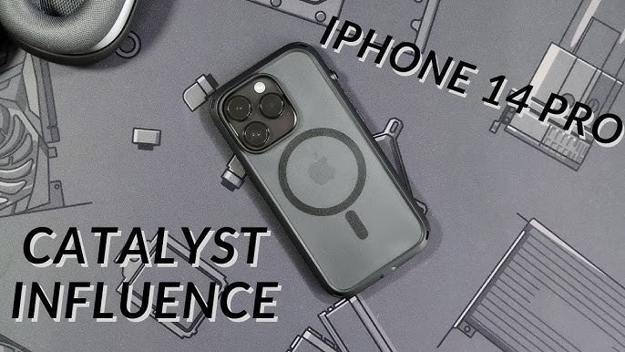 Catalyst Case US iPhone 14 Series - Waterproof Case, Total Protection iPhone 14 / Stealth Black