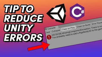 Tip For Less Unity Errors and Better Code