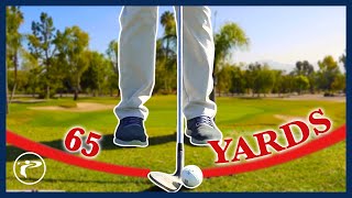 How To Hit Wedge Shot 50 -75 Yards - BODY DRAW! screenshot 4