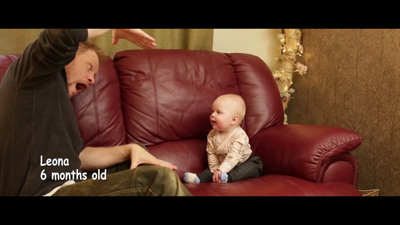 Visual storytelling with baby Leona - YouTube
