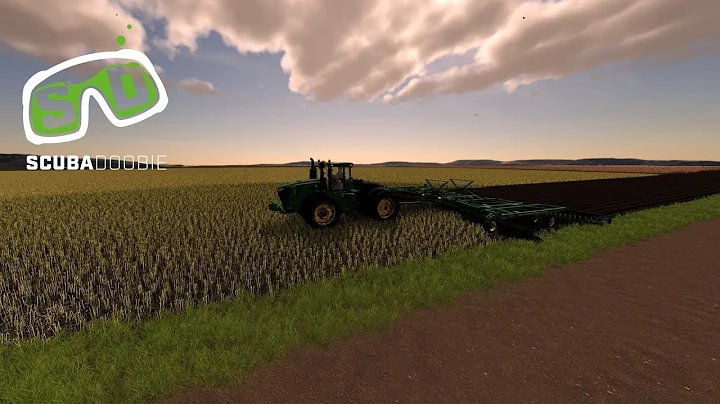 Plowing and spreading lime | County of 40 Mile Map | FS19 | Ep.1 Time-lapse