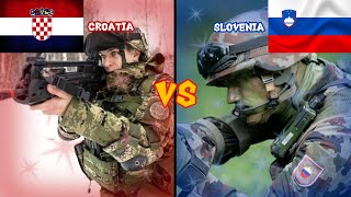 Croatia vs Slovenia military comparison 2024