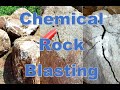 Chemical rock breaking demolishblasting using rock cracking chemical powder no explosive