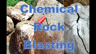 Chemical Rock Breaking (Demolish/Blasting) Using Rock Cracking Chemical powder- No Explosive