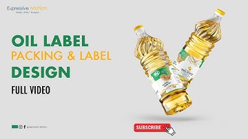 Oil Label Design in Coreldraw | Coreldraw Tutorials | #graphicdesign