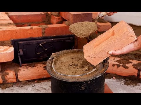 Как сделать простой мангал (барбекю) из кирпича своими руками