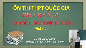 VẬT LÍ 12 - BÀI 1.  DAO ĐỘNG ĐIỀU HÒA (BÀI TẬP) - PHẦN 1: XÁC ĐỊNH CÁC ĐẠI LƯỢNG ĐẶC TRƯNG.