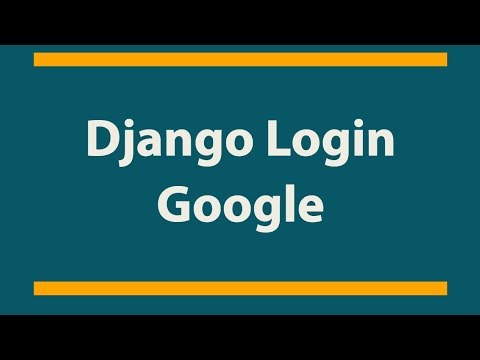 Django Login Google