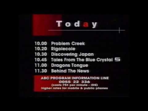 ABC TV - Morning Programme Schedule (Late 1995) 2