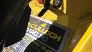 McCulloch MAC 110 teardown for timing advance👌