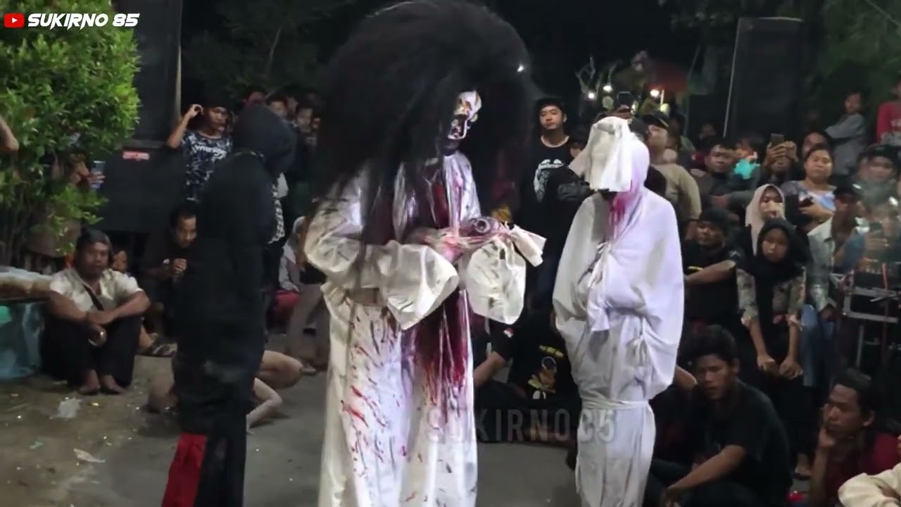 TERBARU ‼️KUNTILANAK DAN BANYAK POCONG BARONGAN PUTRO MBALELO DI DESA KEMANTREN GODONG.