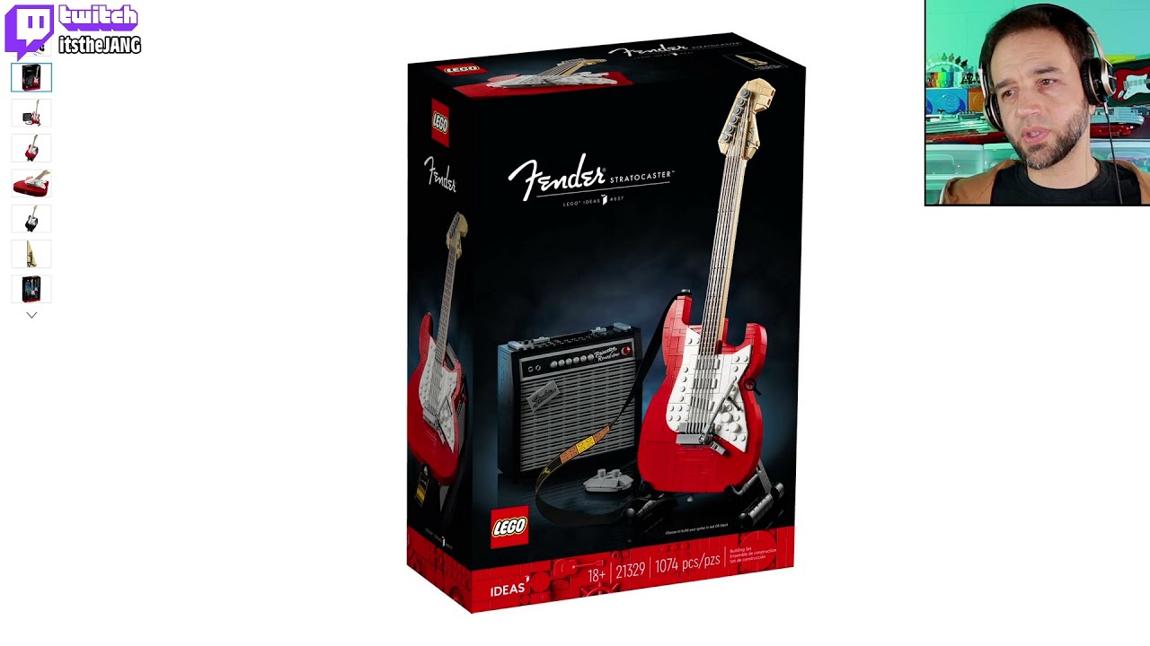  LEGO 21329 Ideas Fender Stratocaster DIY Guitar Model