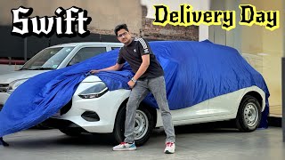 Finally, Taking Delivery Of New Swift 2024 - Swift Lxi Base Model !!! 7.48 Lakhs On Road में !!