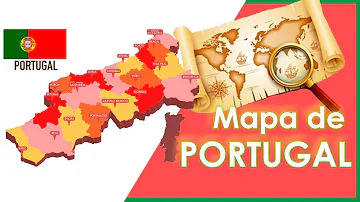 Como é dividido o país de Portugal?