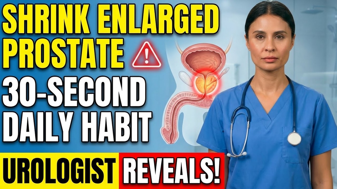 Urologist Reveals  The 30 Second Habit That Helps Reduce Prostate Swelling | DR LAURA MORENO