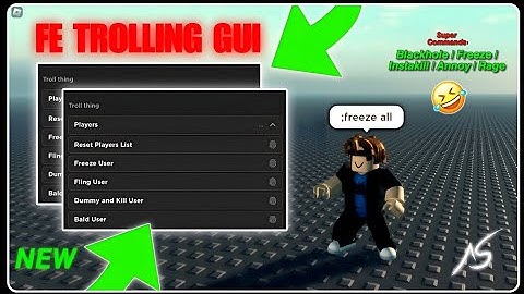 [ FE ] Admin Trolling Gui Script! • Fun Commands to Troll Players! - Roblox Scripts Mobile/PC