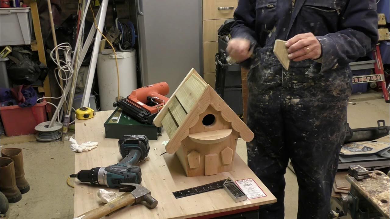 How to make a bird nesting box YouTube