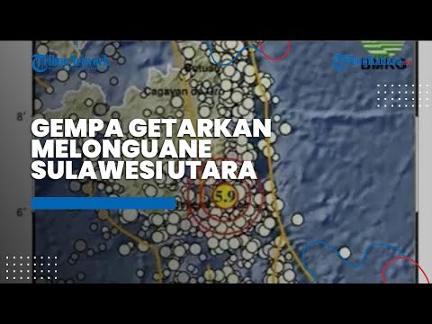Info BMKG: Gempa Terkini Magnitudo 5.9 di Barat Laut Melonguane Sulawesi Utara Kamis Malam Ini