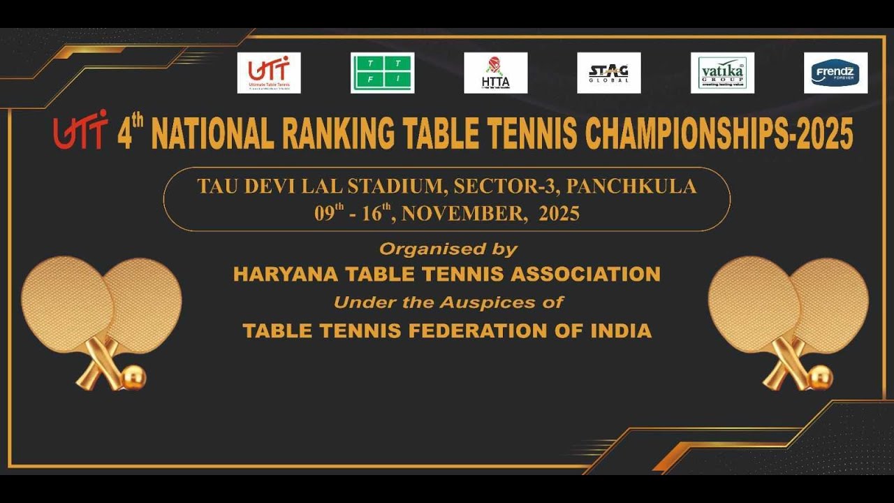 Day 6 | Table 1 (MORNING SESSION) | UTT NATIONAL RANKING TABLE TENNIS CHAMPIONSHIPS-2025 (PANCHKULA)