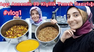 Aşçı Annemin İş Yerine Gidiyoruz 💫 30 Kişilik Yemek Menüsü | Mutfak Turu ve Dolap İçi Erzak Düzeni