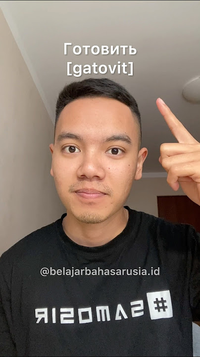 Kata kerja «Готовить» dalam bahasa rusia #belajarbahasarusia