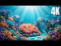 😴 Soothing Marine Ambience and Calming Underwater Views | 4K Ocean Serenity for Sleep