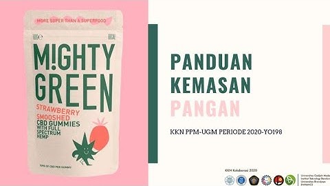 Panduan Kemasan Pangan (KKN-PPM UGM 2020)