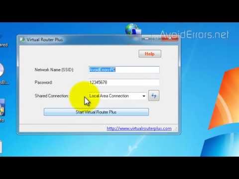 Turn Your Windows 7 Laptop into a WiFi Hotspot