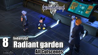 Kingdom Hearts III - #8 Interval - Radiant Garden - All Cutscenes [1080p]