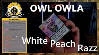 OWL OWLA White Peach Razz Prefilled Pod Geschmackstest