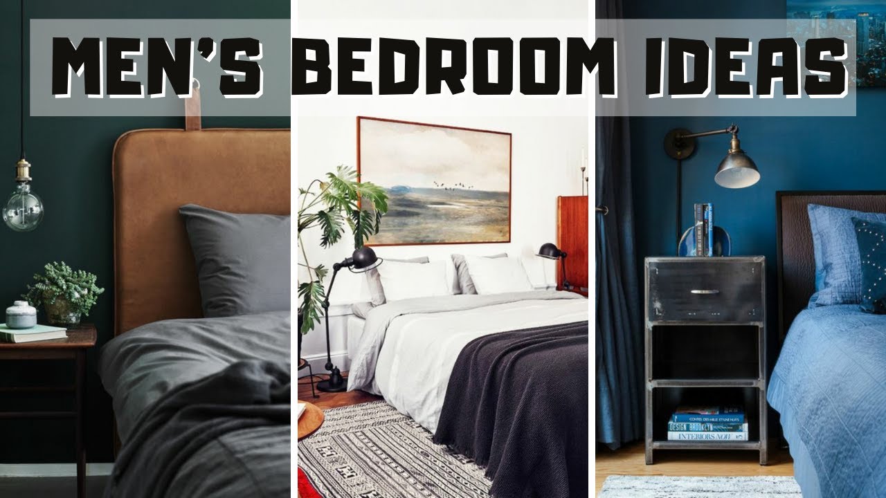 Masculine Bedroom Ideas- Home Decor Ideas 2022 - Youtube