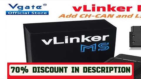 A must-have product! Vgate vLinker MS Upgrade ELM327 Bluetooth Support iOS/PC/Android Car Scanner