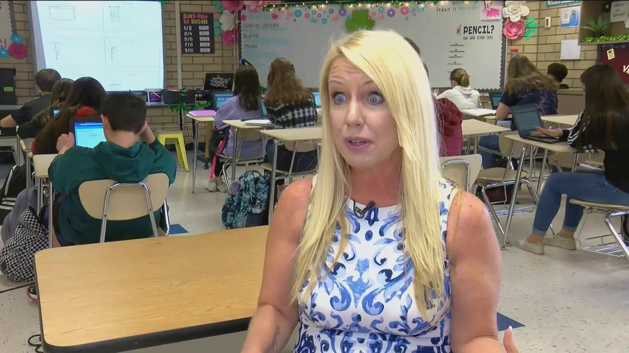 Gulf Middle School teacher recognized for helping students reach higher
