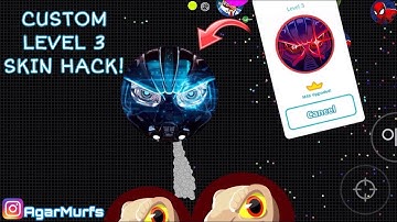 CUSTOM LEVEL 3 SKIN / اقاريو كيف تسوي سكن لفل ٣ خاص / Agario - Agar.io !