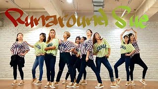 Video thumbnail of "Runaround Sue by Min LineDance 즐거운 한가위 되세요 / High Beginner Level/2급12번"