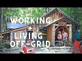 Young Couple Quits 9-5 Job | Starts Thriving Off-Grid Bike Business In Vermont Woods