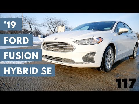 2019-ford-fusion-hybrid-se-//-review,-walk-around,-and-test-drive-//-100-rental-cars