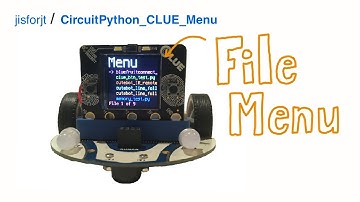Startup Menu for Adafruit CLUE: Say goodbye to renaming files!