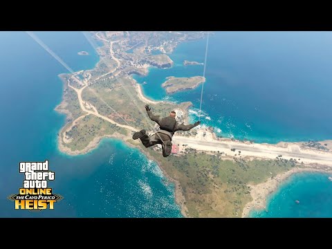 Видео: Свалился с неба на Кайо-Перико в GTA Online