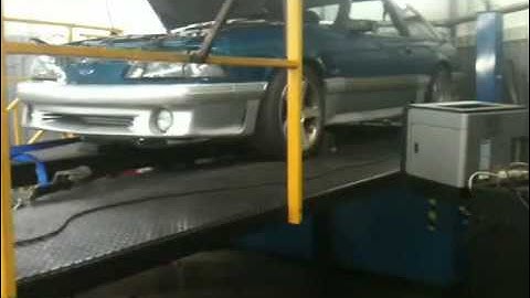 On3performance 93 mustang dyno pull 347 stroker 8 psi 458rw