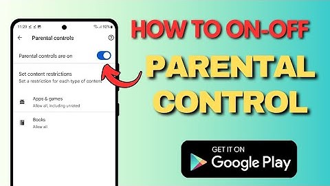 How to Enable family parental controlson google play store |  On-Off Parental Control on Play Store