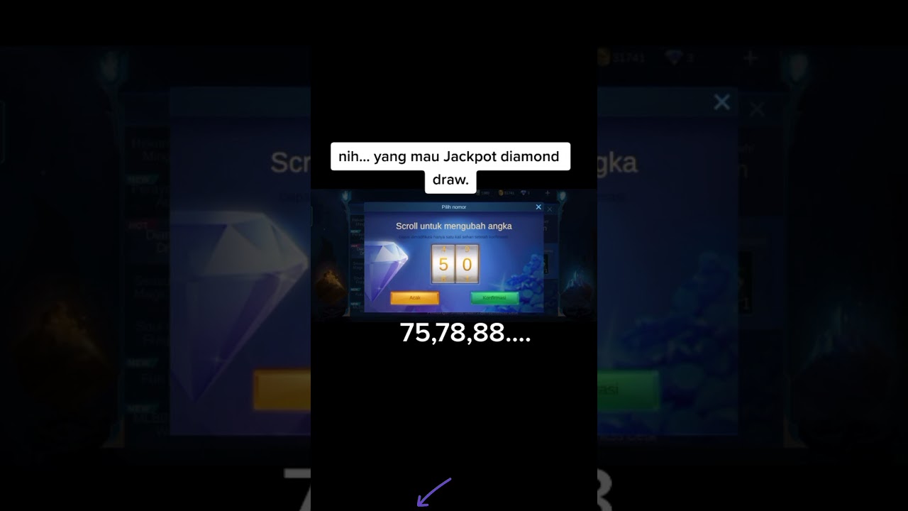 Nih yang mau Jackpot Diamond draw || Mobile Legends 2021 #shorts