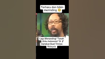 Thumbnail of Lagu Tandingan "Tanah Air Ku Indonesia" Diciptakan Untuk Harimau Malaya #shorts